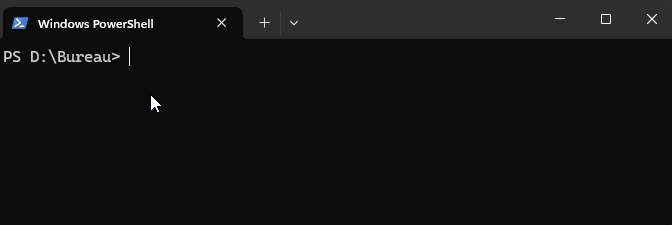 Démonstration de création d'un ZIP avec le terminal de Windows 11